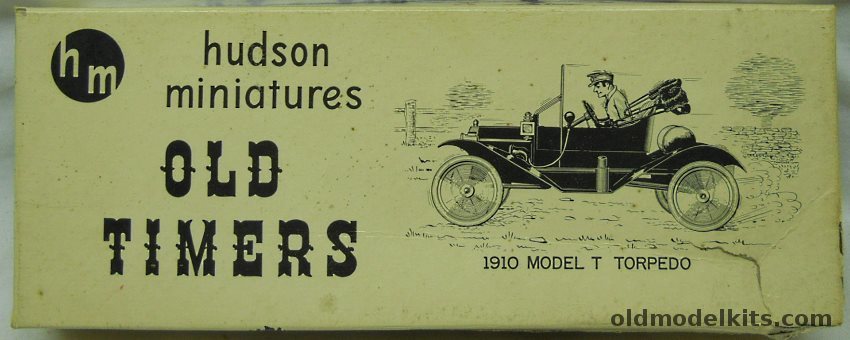 Hudson Miniatures 1/16 1910 Ford Model T Torpedo Convertible plastic model kit